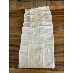 AMP 100% Organic Cotton Cloth Baby Diapers Inserts / Liners Reusable 11" x 13"